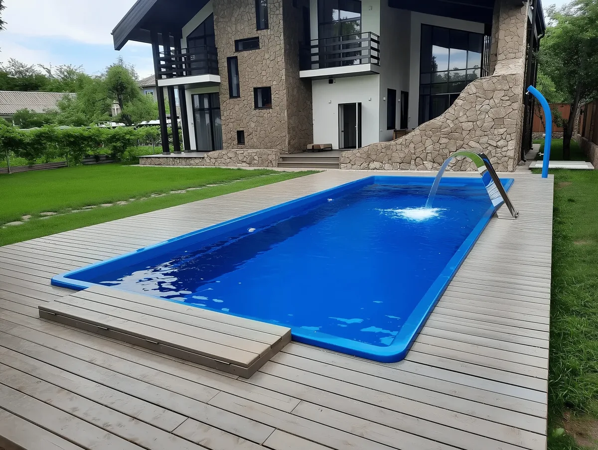 Композитный бассейн Laguna 9 — вид сверху в Ухте