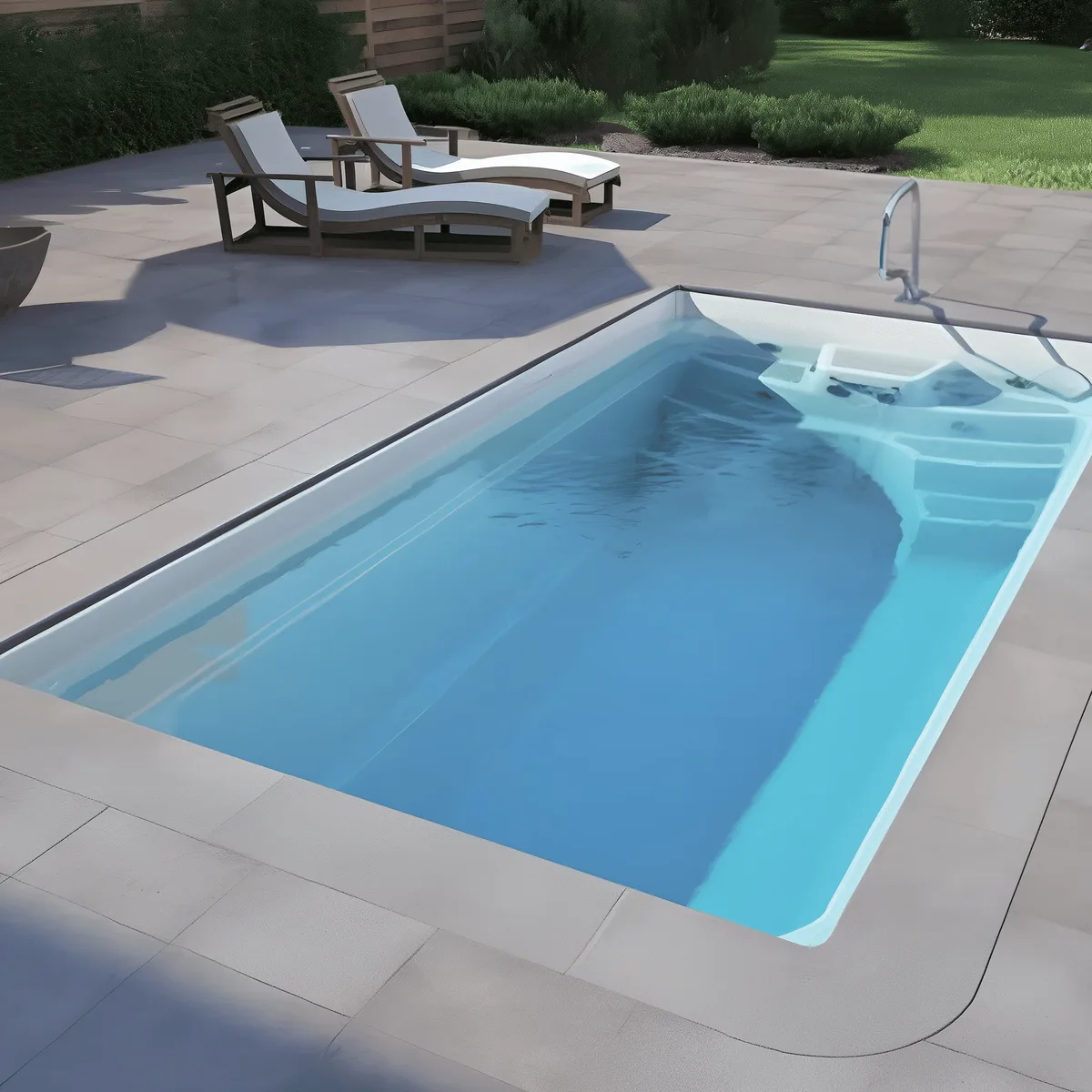 Композитный бассейн Laguna 5 — вид сверху в Ухте