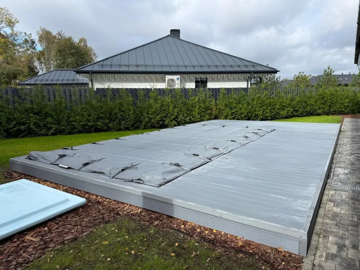 Покрывало Laguna Cover Mesh — установка в Ухте